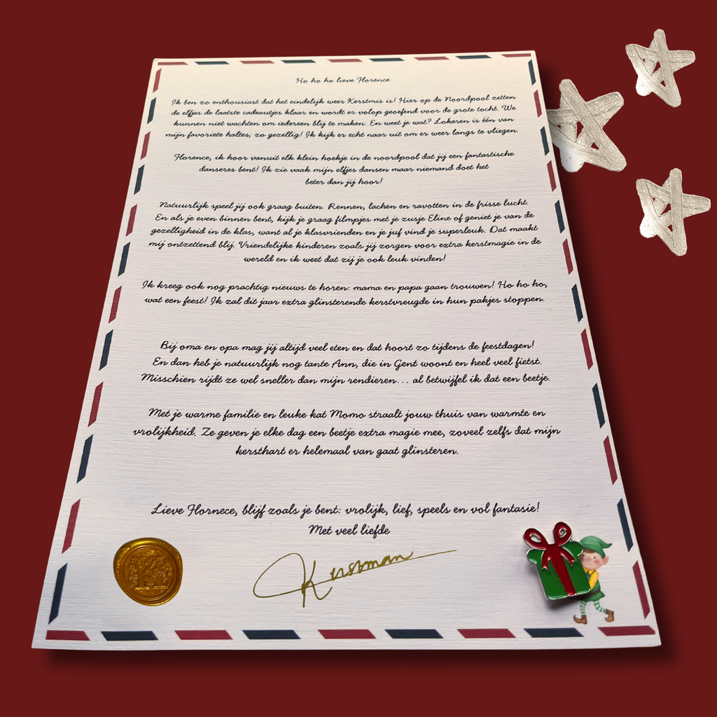 Brief van de Kerstman