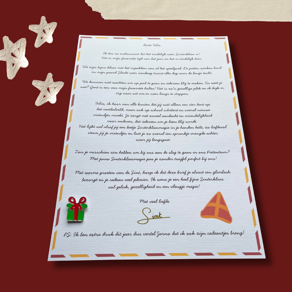 Brief van de Sint