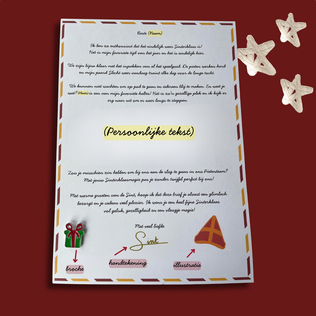Brief van de Sint